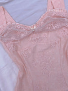 Coquette Floral Embroidery Lace Tank Top - Pink | VintageMist