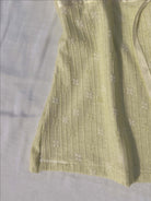 Girly V-neck Lace Cami Top in Green: Cute Summer Outfits | VintageMist