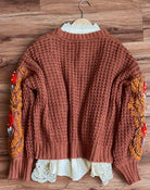 Handmade Cottagecore Mushroom Cardigan | Vintagemist.com