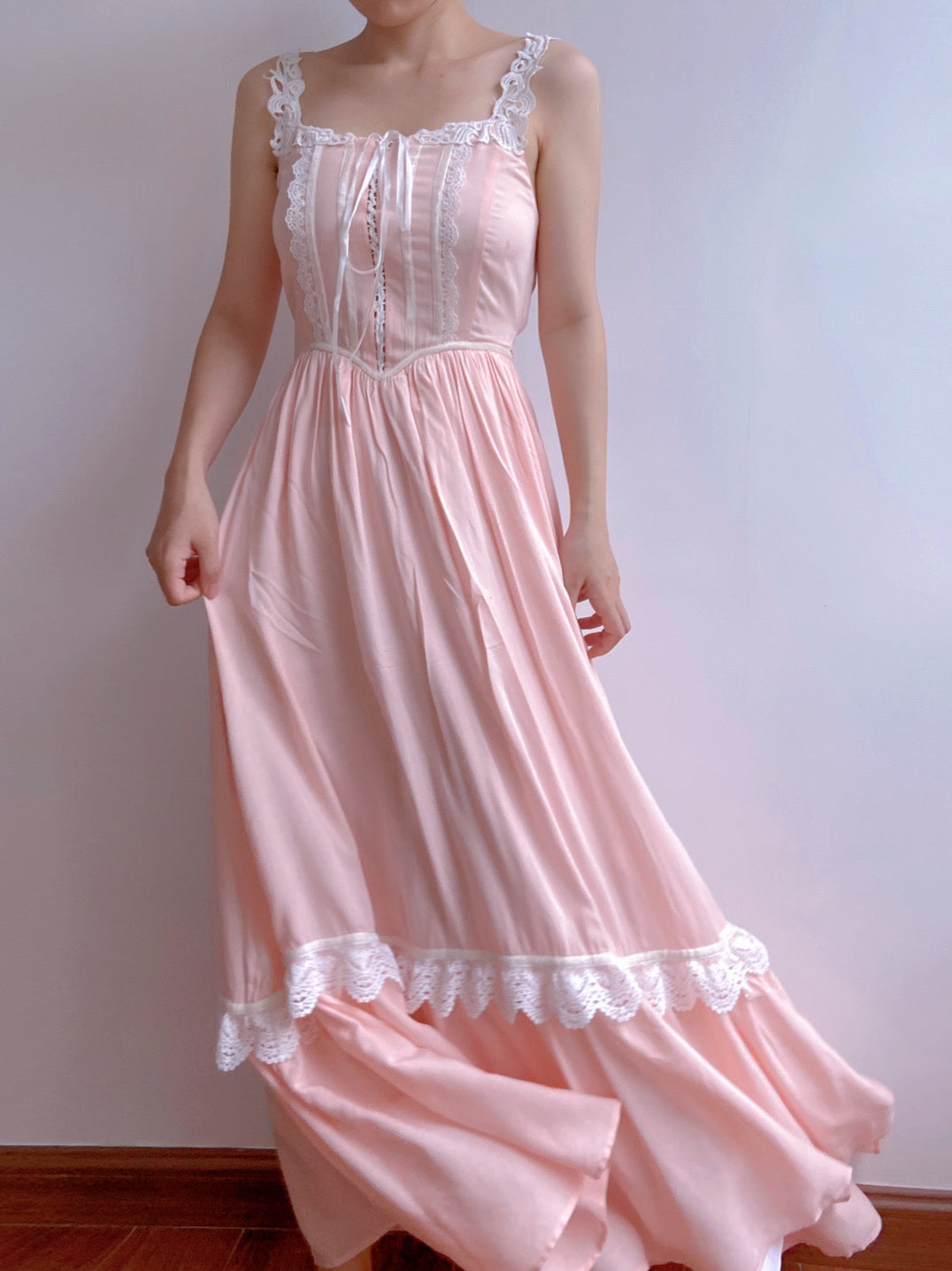 Romantic Pink Dream Princesscore Maxi Dress | VintageMist