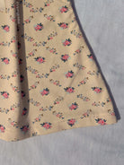 Coquette Bowknot Lace Floral Top - Beige  VintageMist
