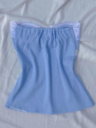 Women's Coquette Lace Ribbed Tube Top: Summer Outfits | VintageMist