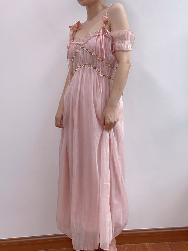 Contrast Lace Trimmed Rib Mini Dress | Vintage Mist