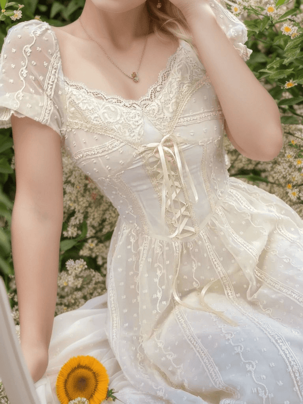 Vintage 80s Wedding Dress, Size 10, Labyrinth Dress, Fairycore