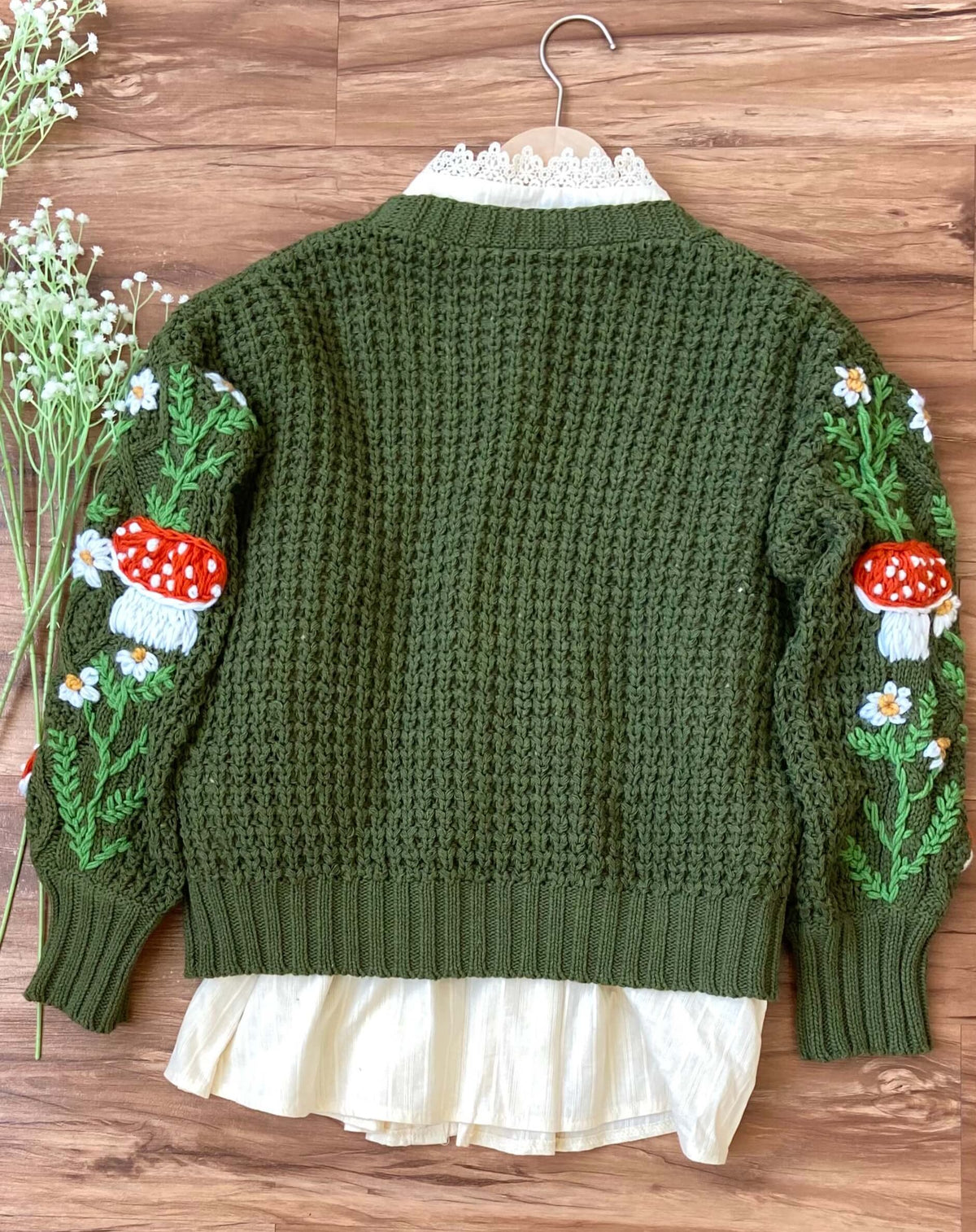 Hand Knitted Sweater Cardigan | VintageMist